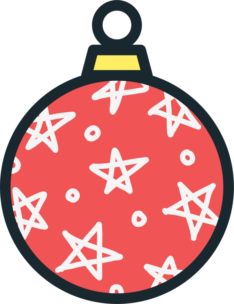 Christmas ball design png