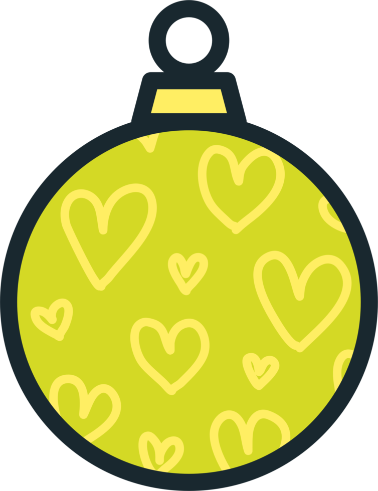 Christmas ball design png