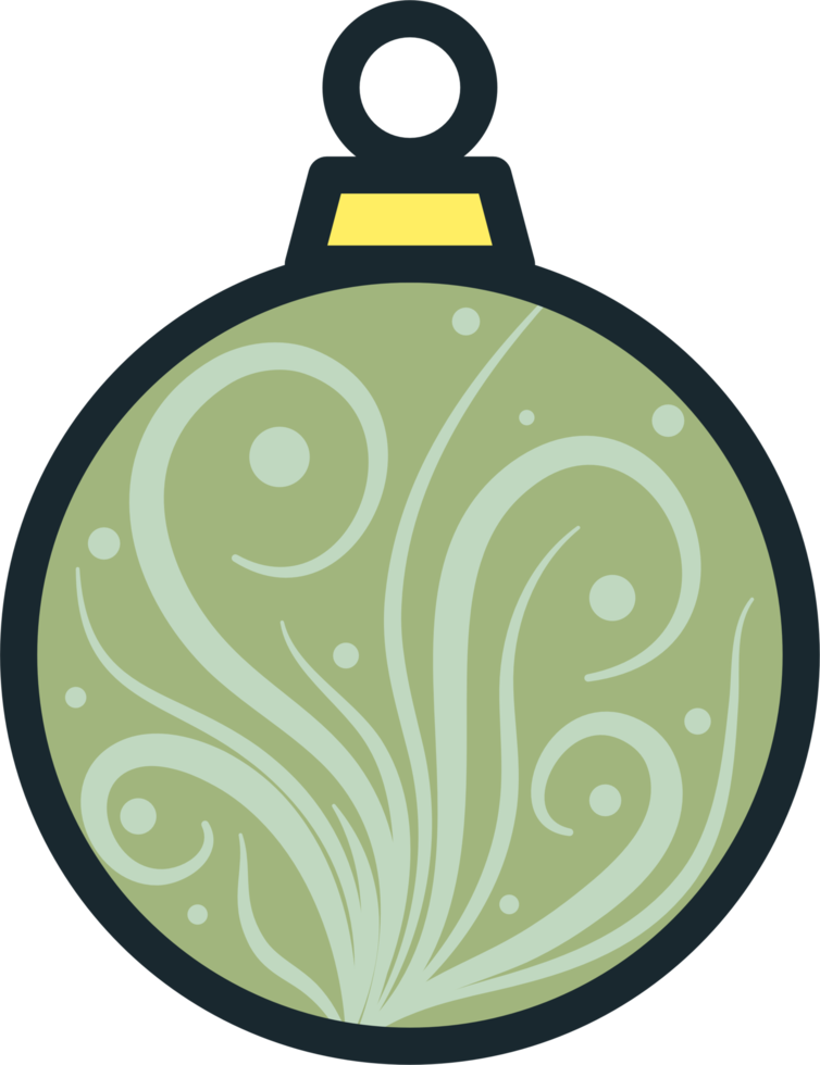 Christmas ball design png