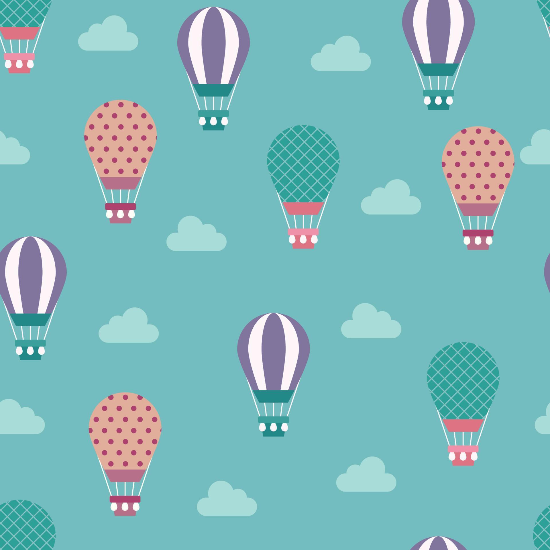 hot-air-balloon-pattern-13794583-vector-art-at-vecteezy