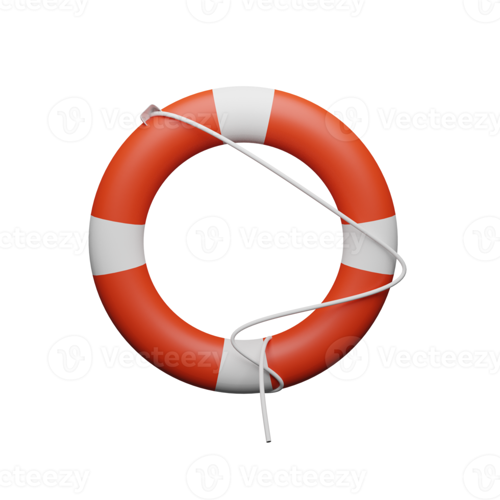 Lifebuoy 3D Icon, perfect to use as an additional element in your poster, banner and template designs png