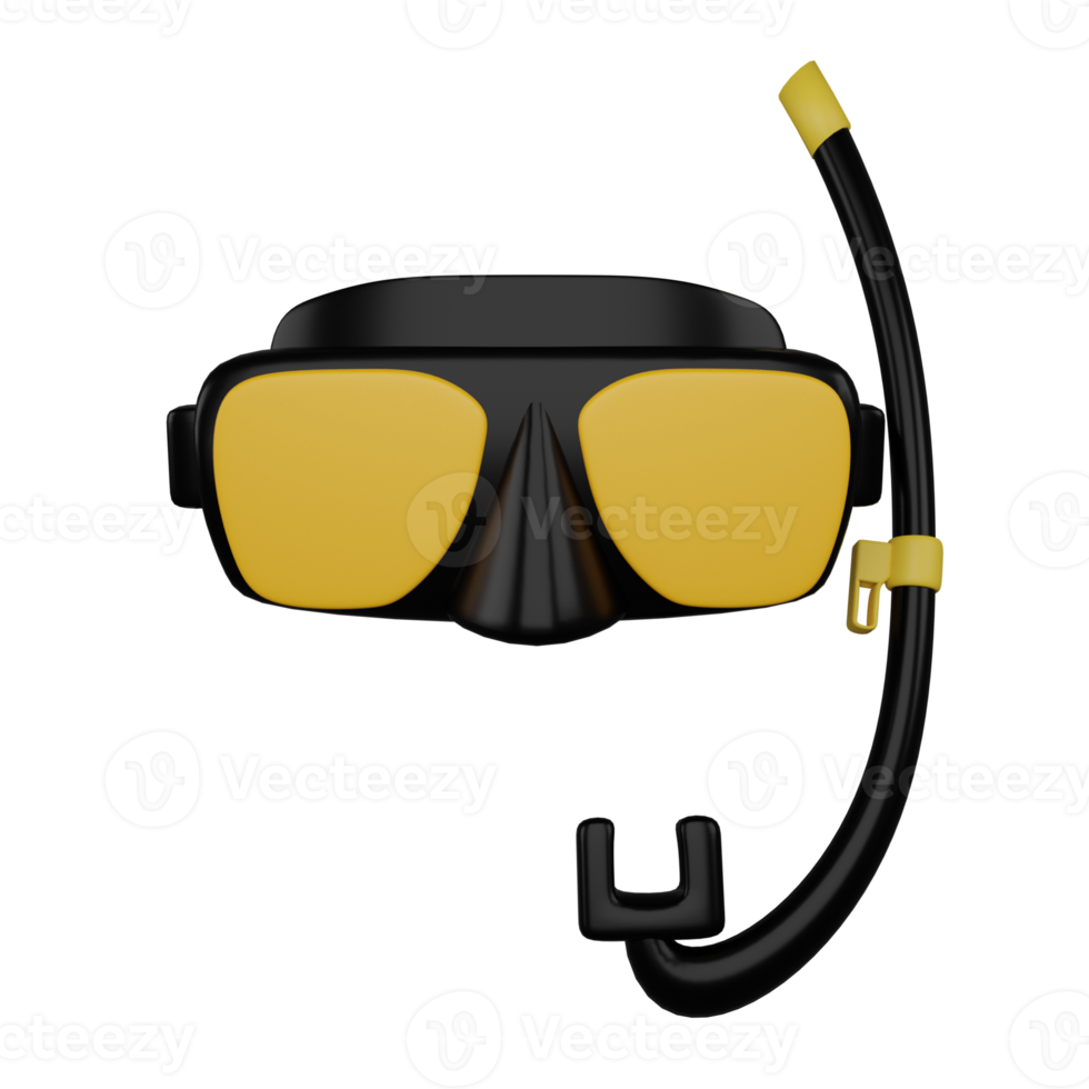 snorkelen stofbril 3d icoon, geschikt naar worden gebruikt net zo een extra element in uw poster, banier en sjabloon ontwerpen png