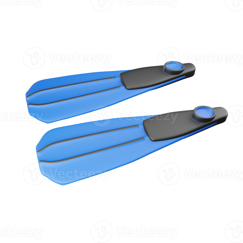 Fin Diving 3d icon, suitable to be used as an additional element in your poster, banner and template designs png