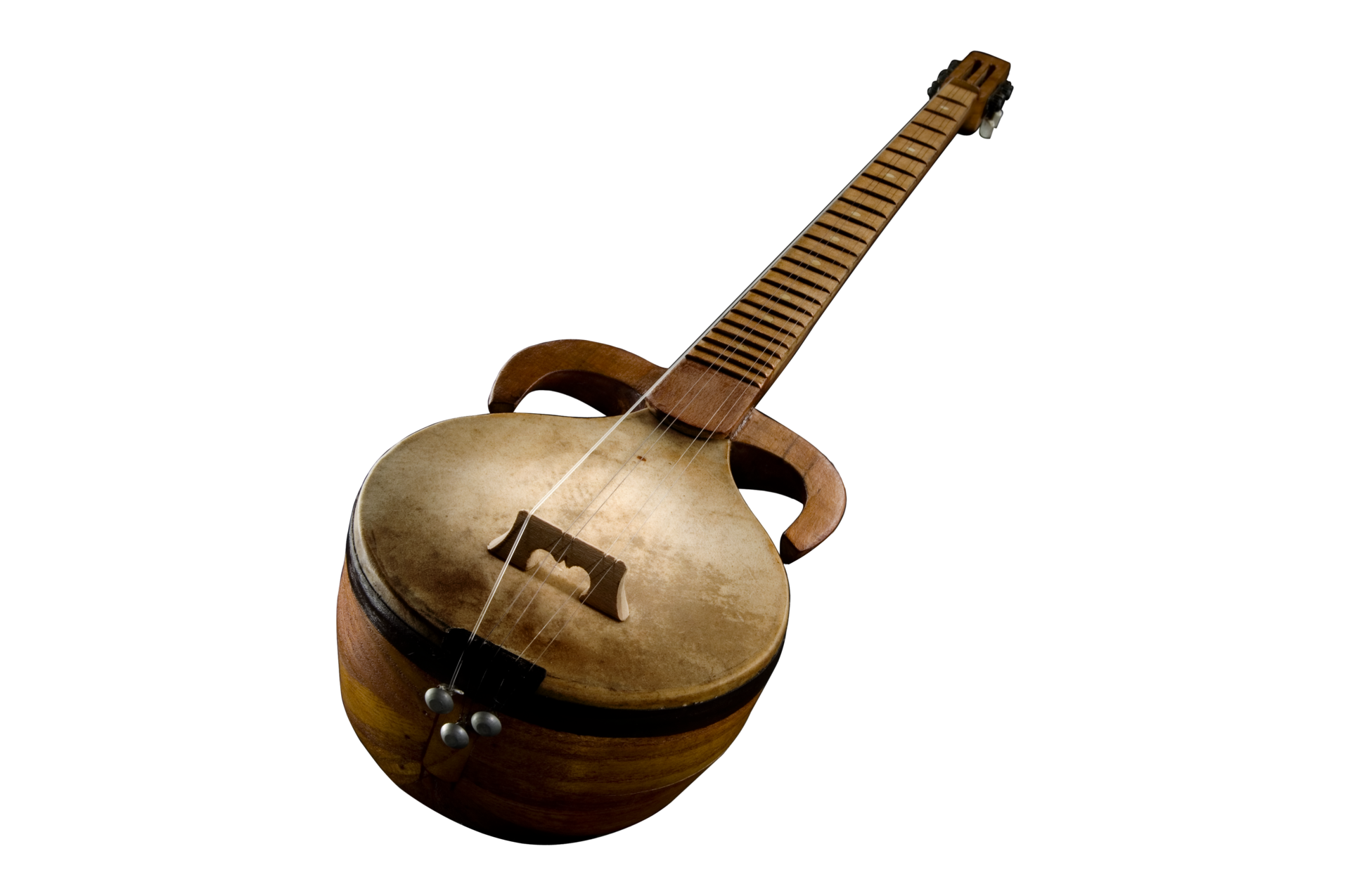 An ancient Asian stringed musical instrument, isolated. Central Asia, Uzbekistan 13794744 PNG