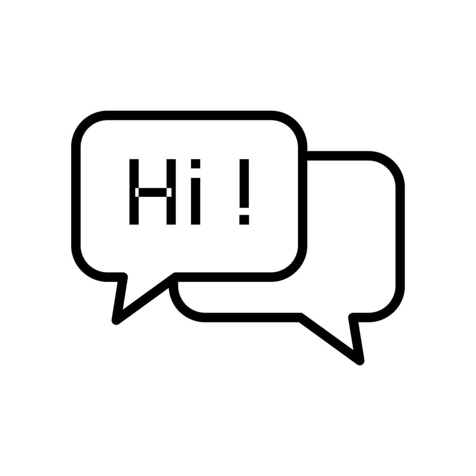 Speech bubble icon vector design templates