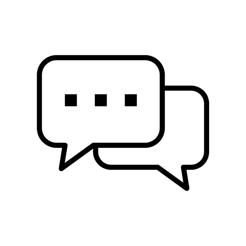 Speech bubble icon vector design templates