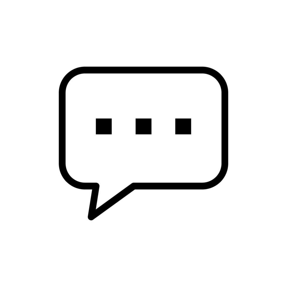 Speech bubble icon vector design templates