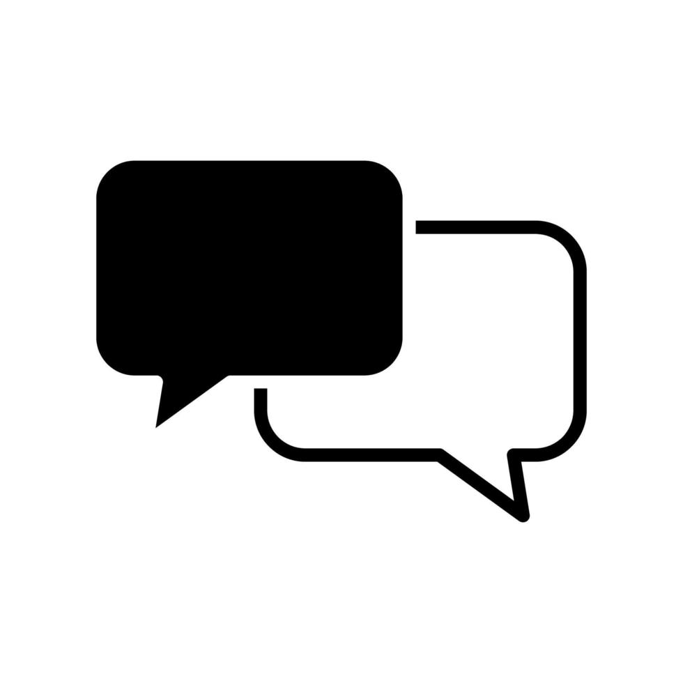 Speech bubble icon vector design templates