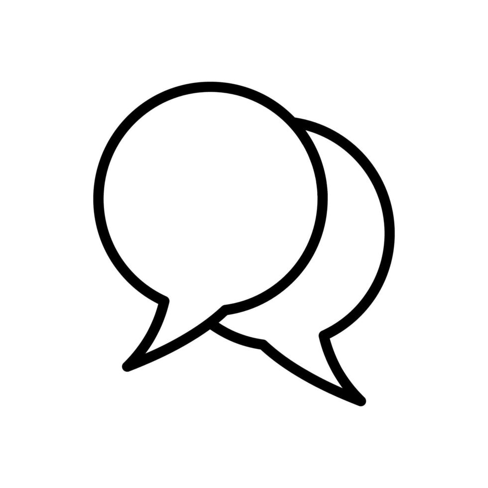 Speech bubble icon vector design templates