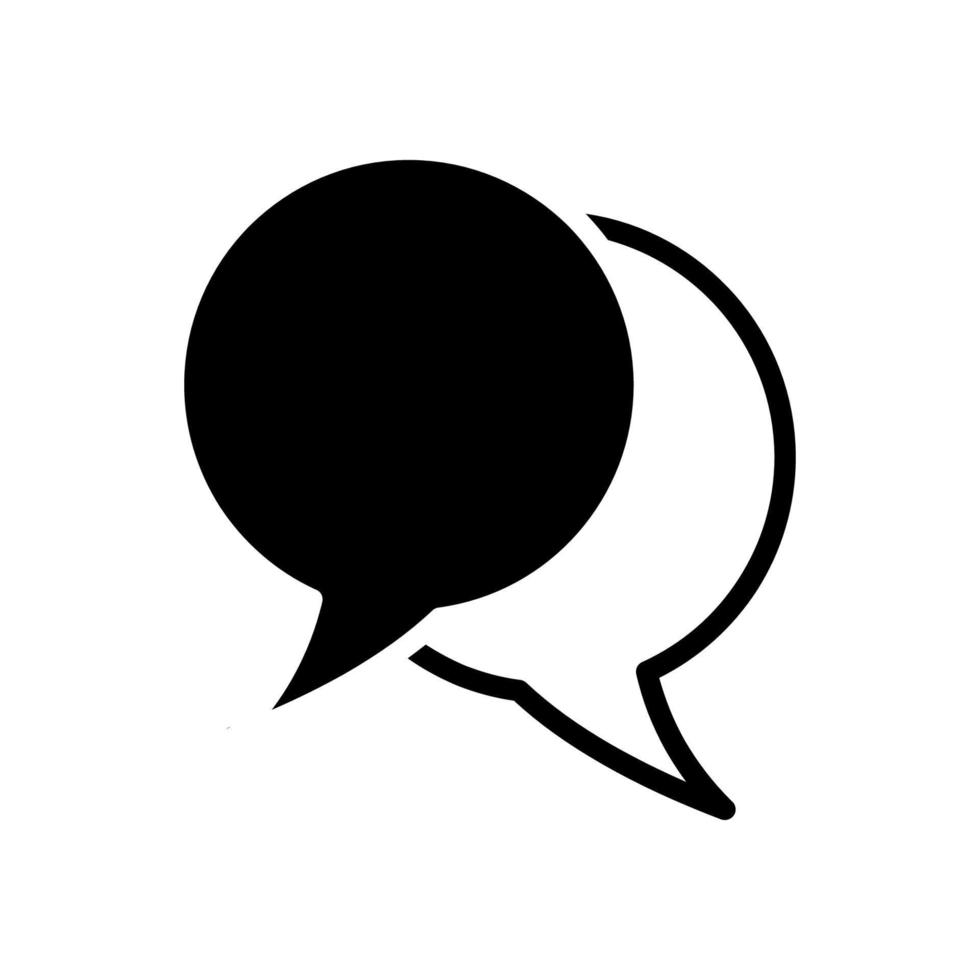 Speech bubble icon vector design templates