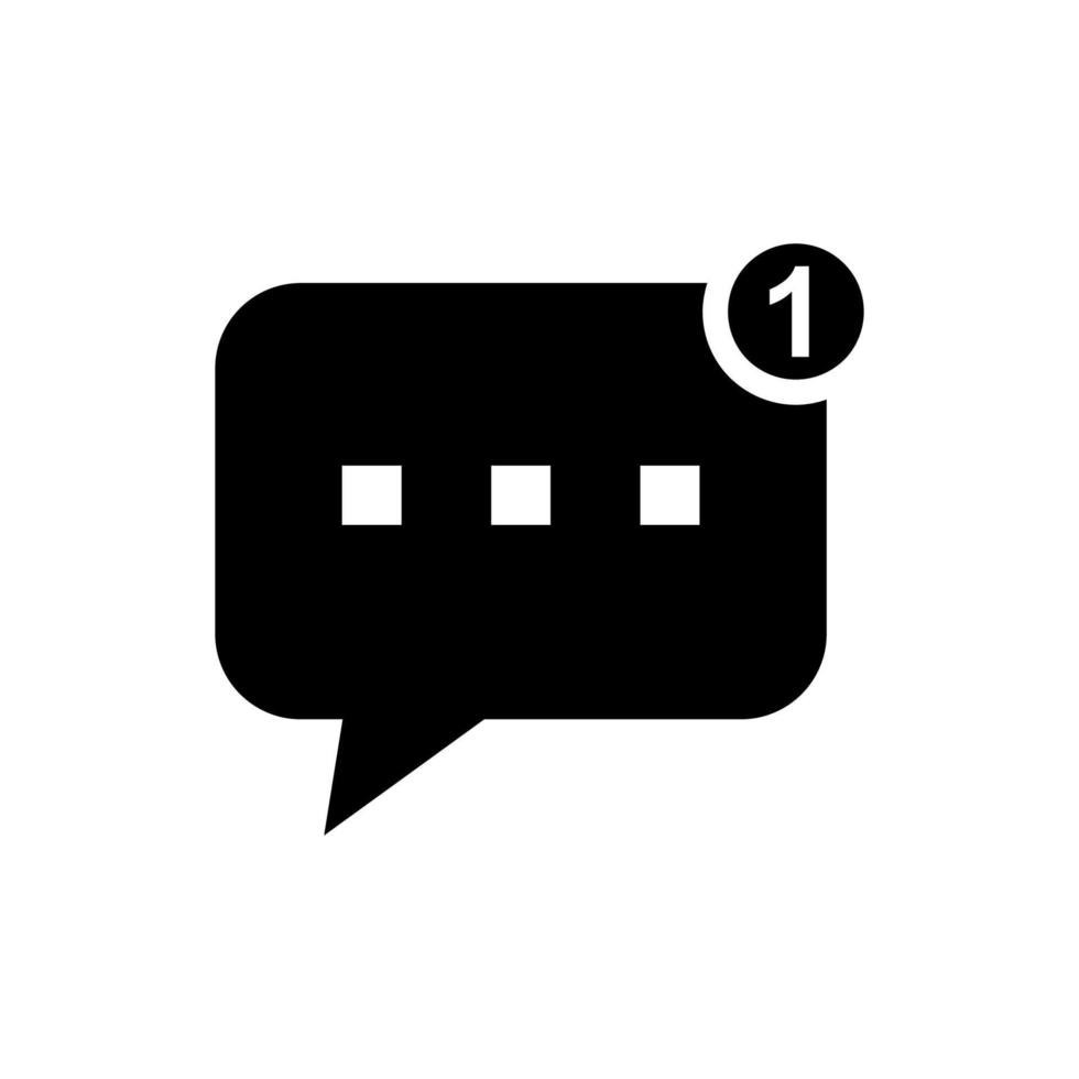 Speech bubble icon vector design templates