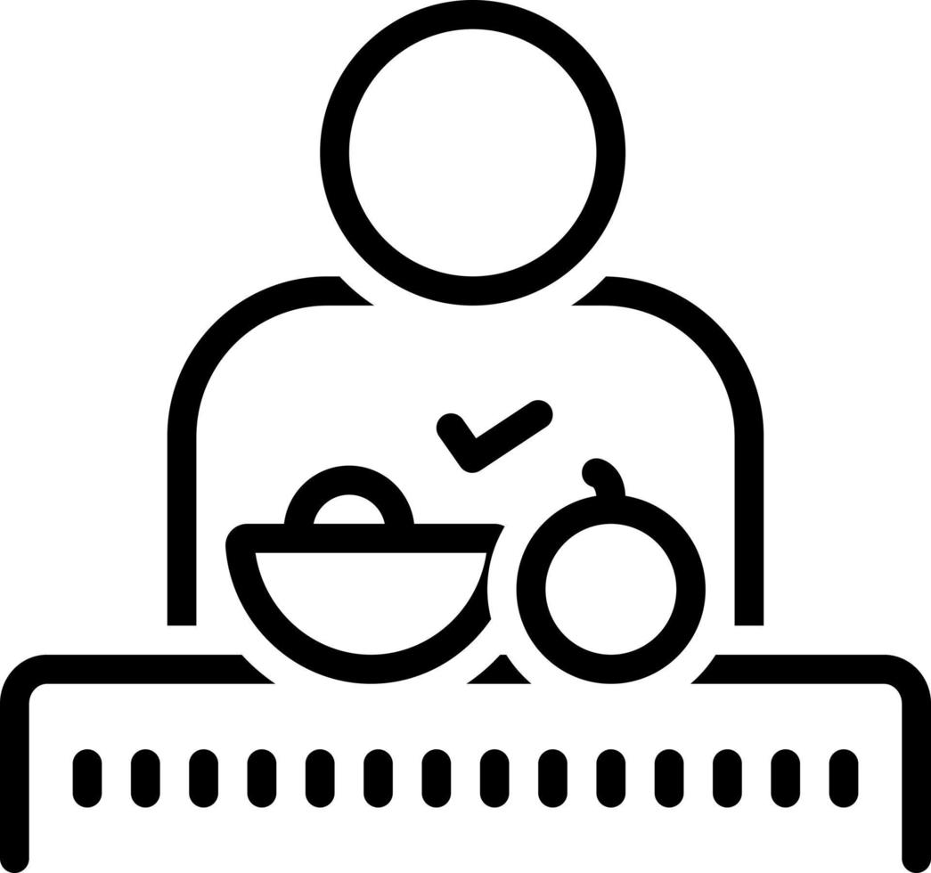 line icon for adequate vector