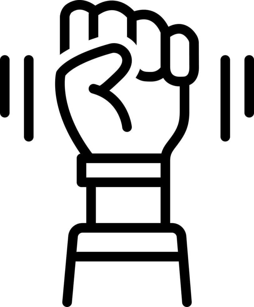 line icon for opposition vector