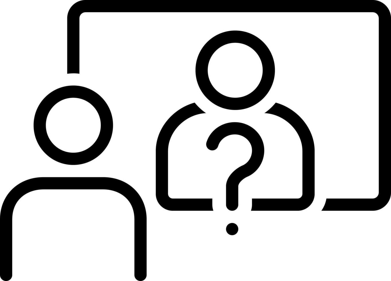 line icon for who vector