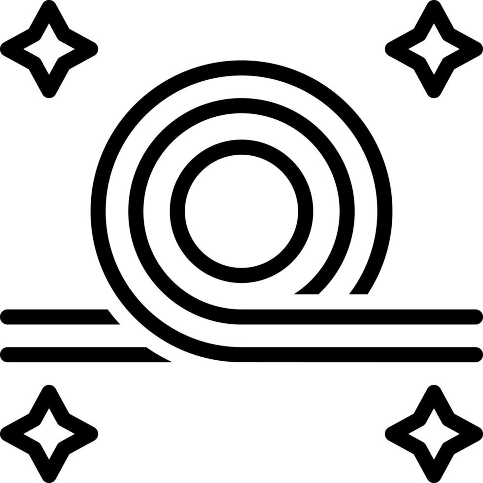 line icon for bend vector