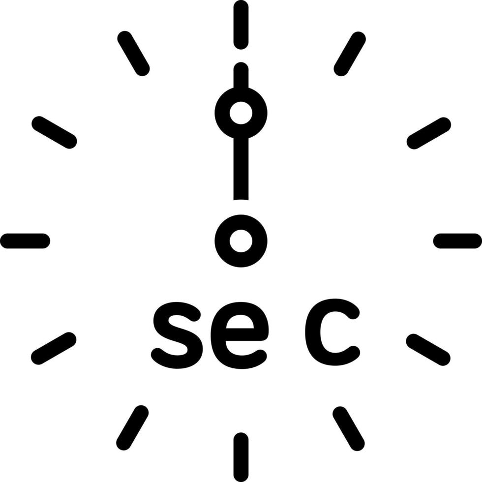 line icon for second vector