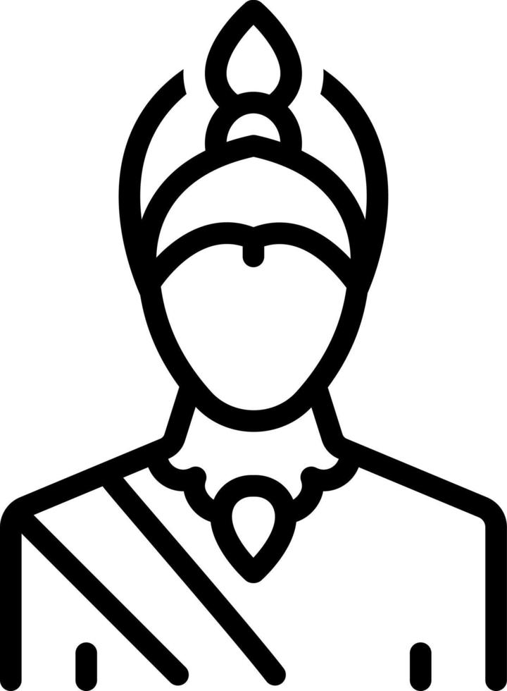 line icon for god vector