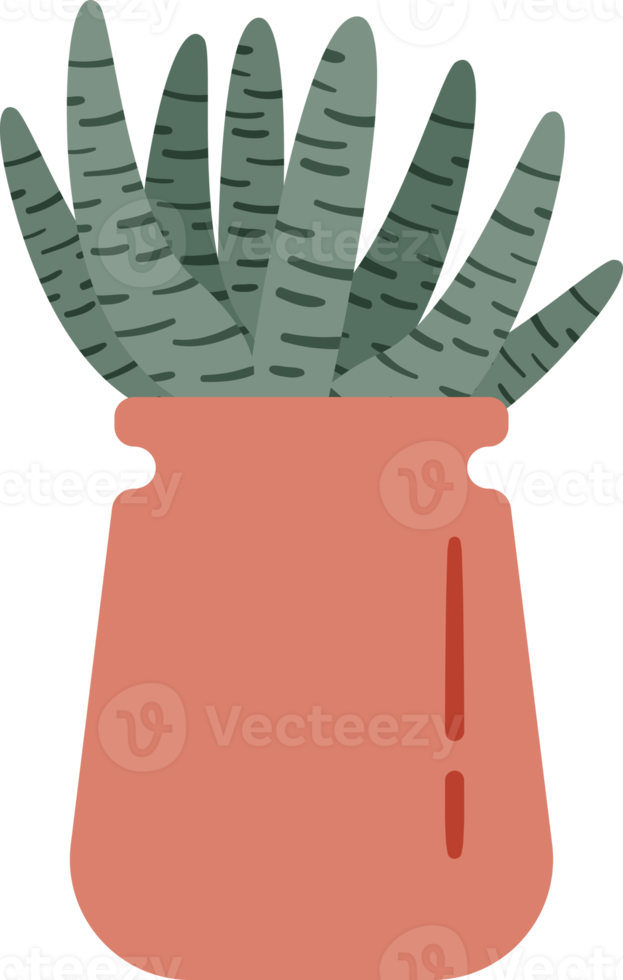 Potted Plant Flat Design png