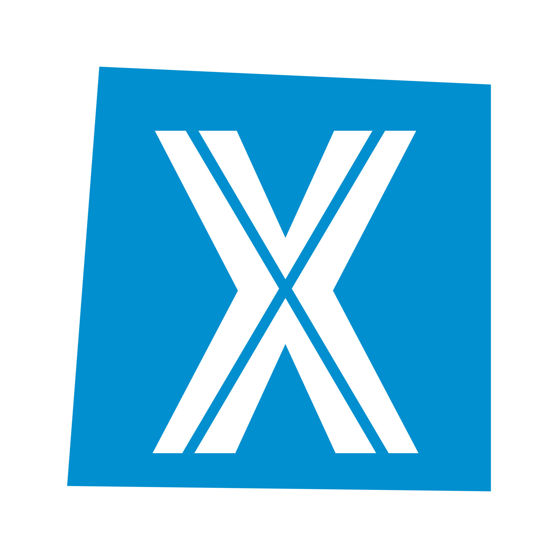 Vector ransom letter x Latin letter cut outs from newspaper or