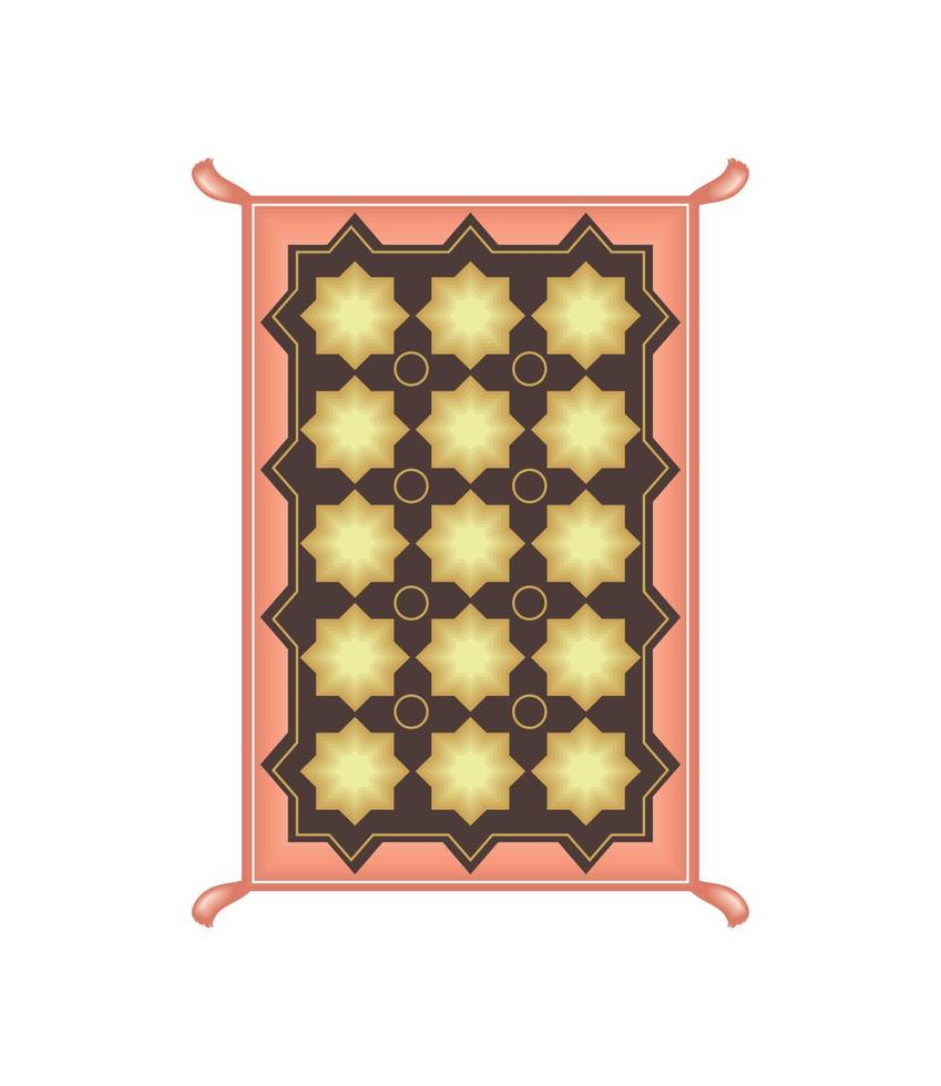 muslim carpet traditional vector