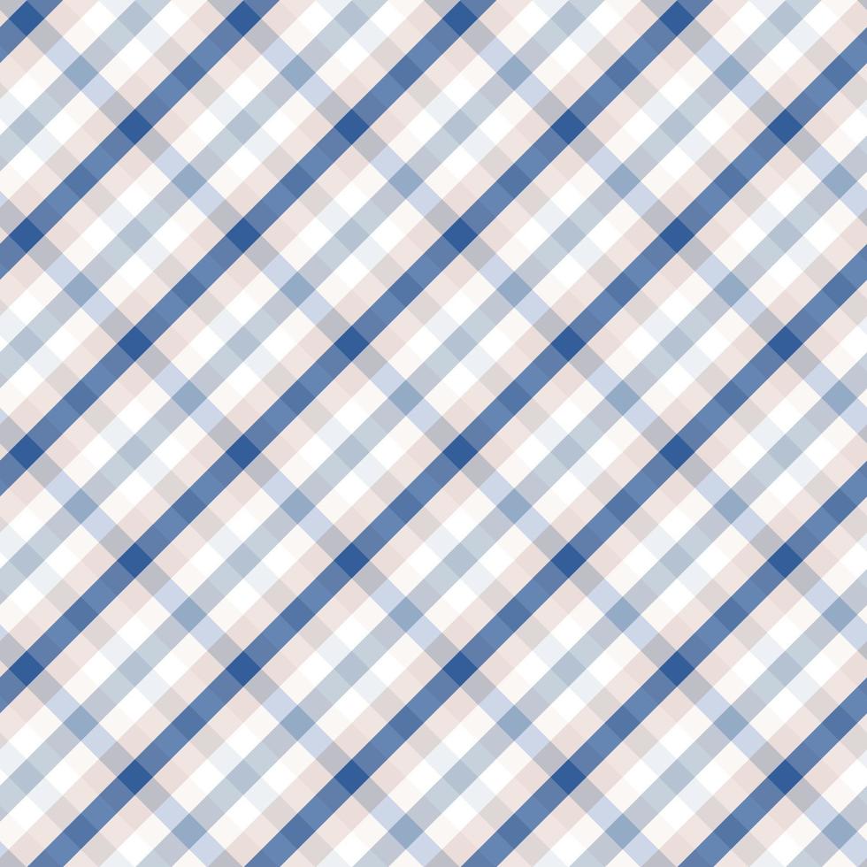 Seamless pattern of winter plaid in cool colours. Tartan design for wrapping paper, scrapbook, greeting card, celebration of Christmas, New Year, Winter holidays home decor, textile. vector