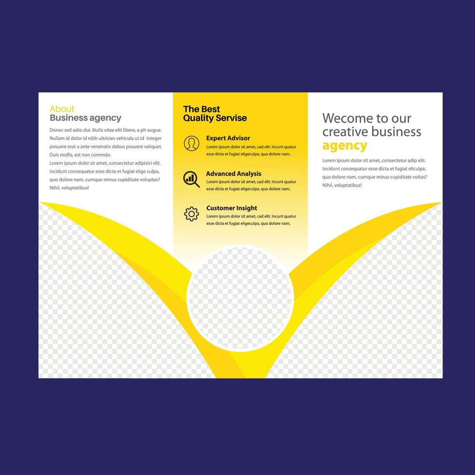 Trifold Brochure Template vector