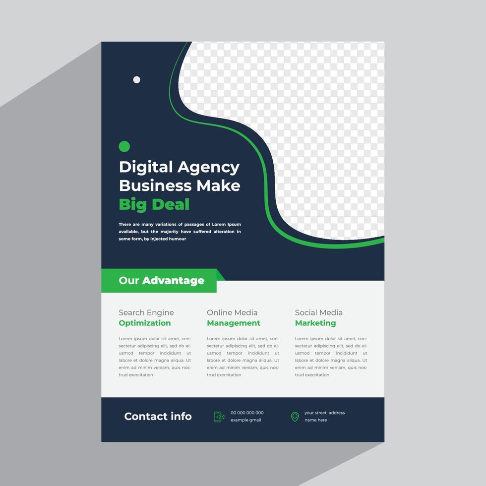Corporate Flyer Template vector