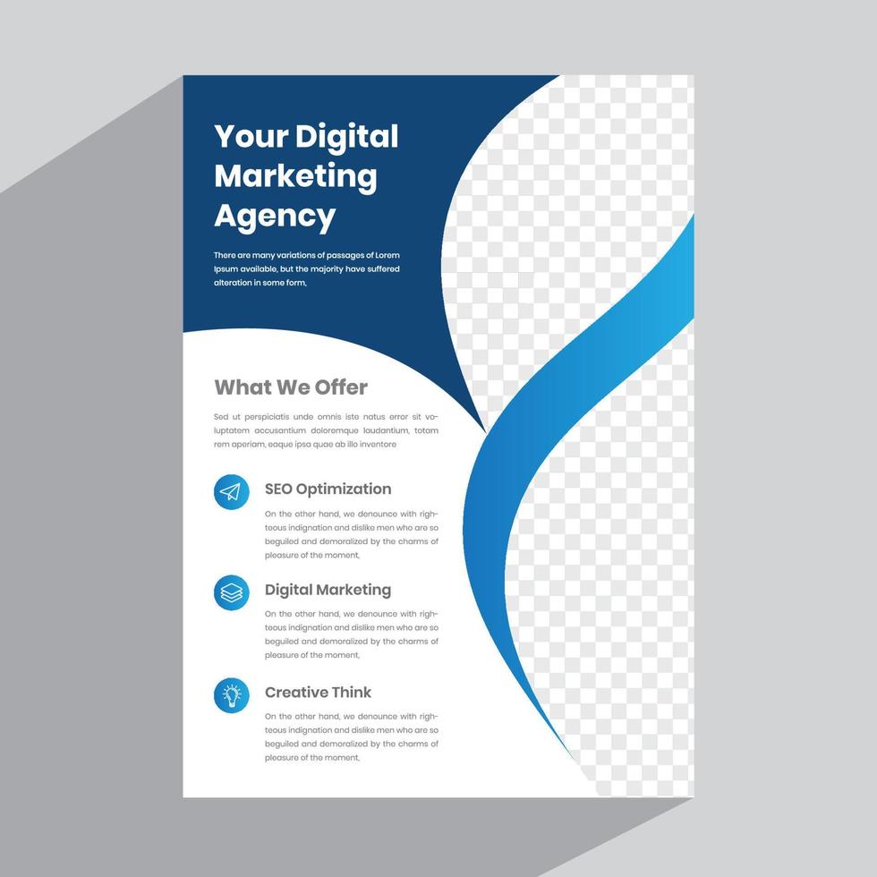 Corporate Flyer Template vector