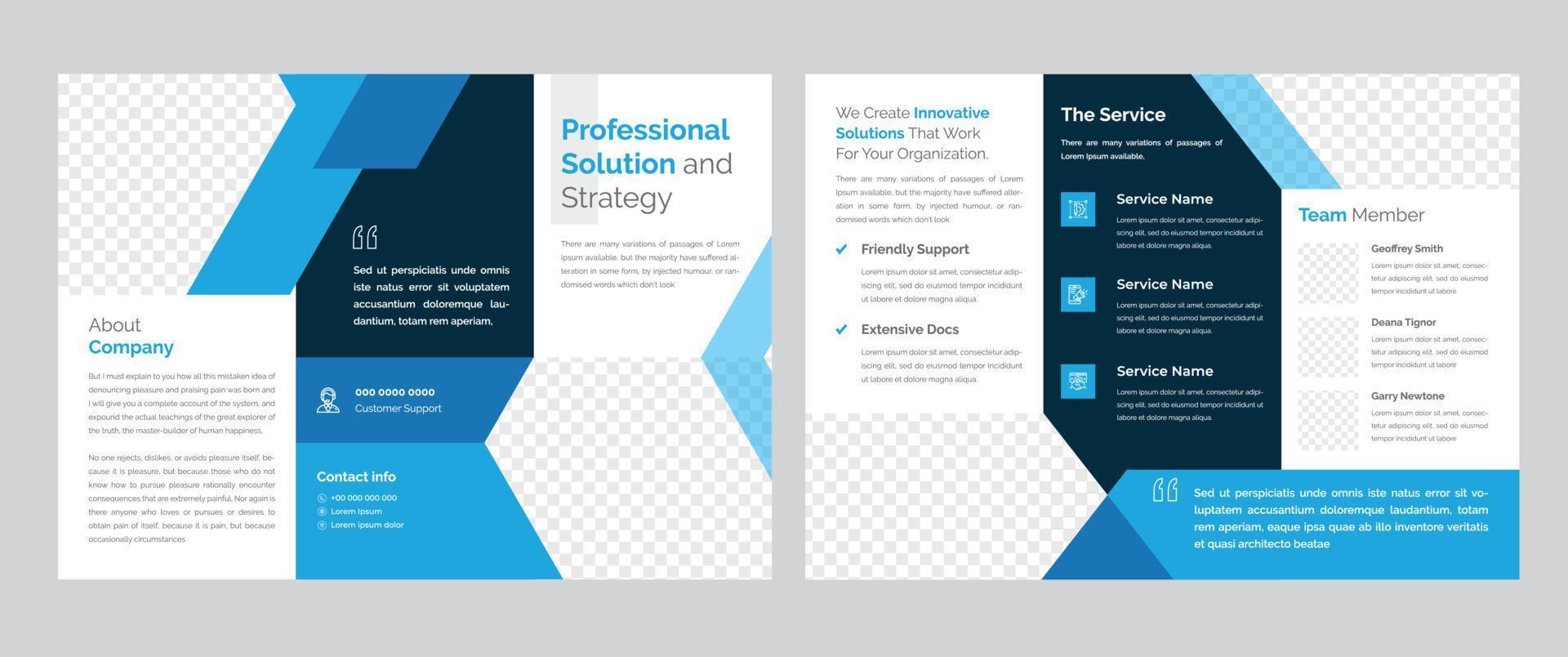 Trifold Brochure Template vector