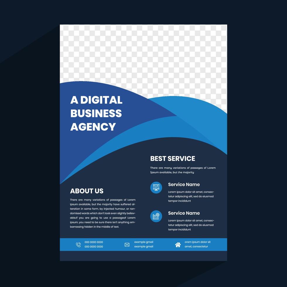 Corporate Flyer Template vector