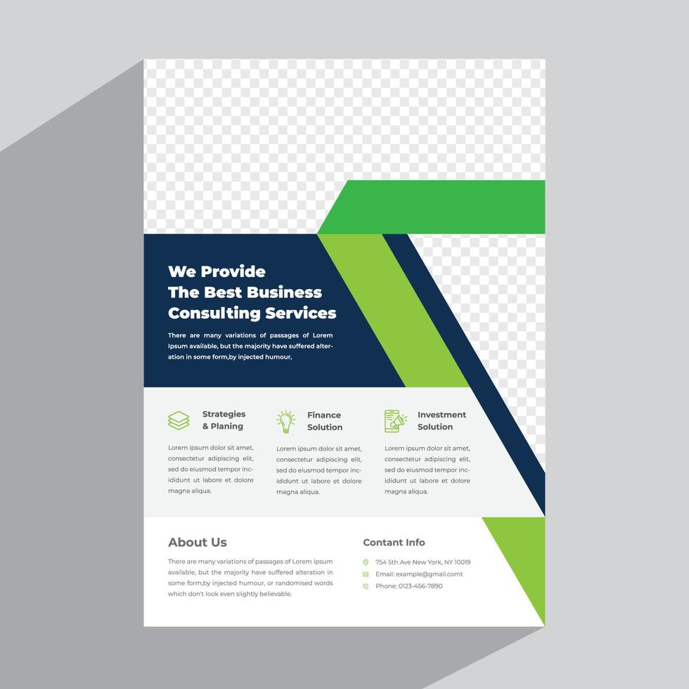 Corporate Flyer Template vector