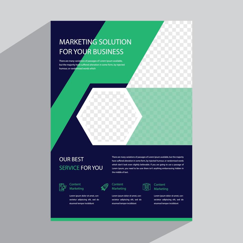 Corporate Flyer Template vector