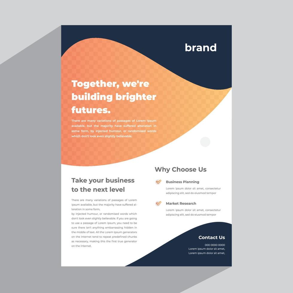 Corporate Flyer Template vector