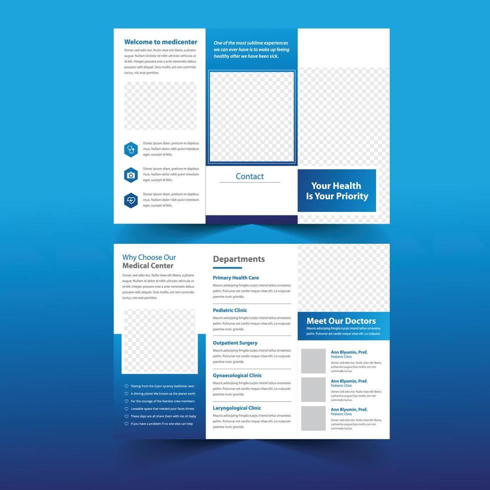 Trifold Brochure Template vector
