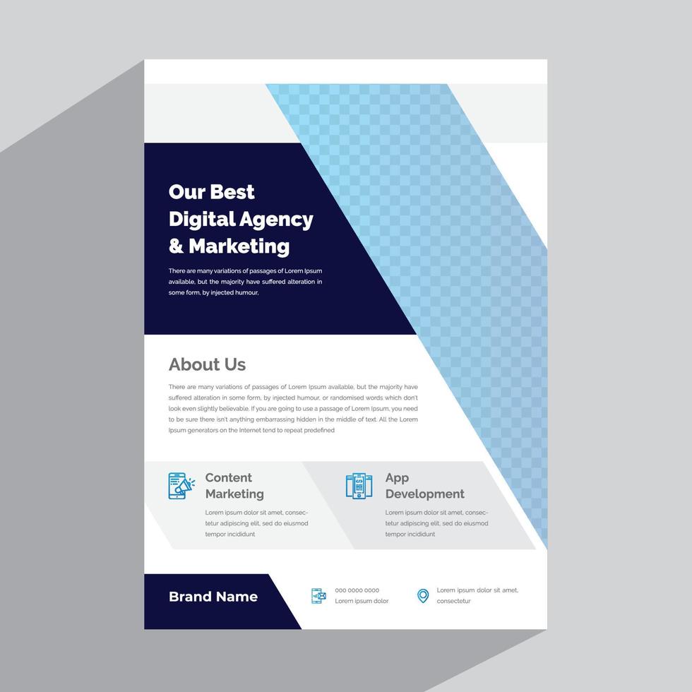 Corporate Flyer Template vector