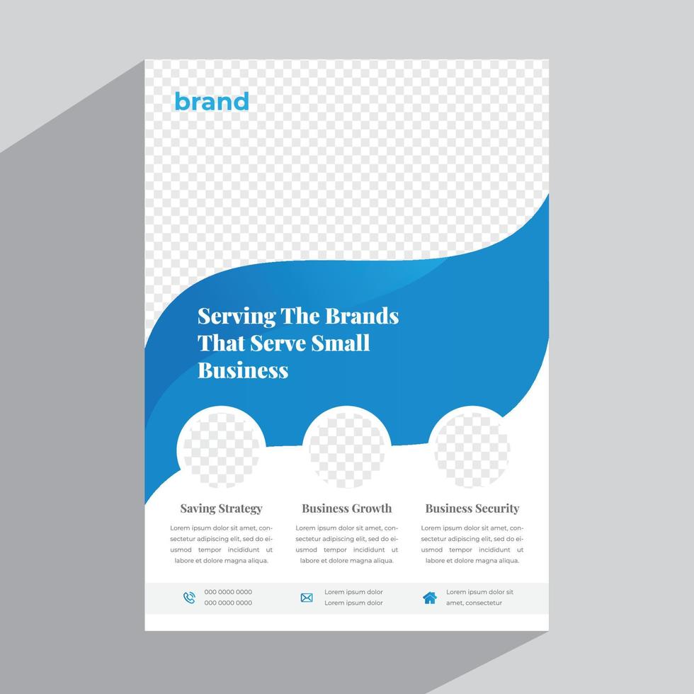 Corporate Flyer Template vector