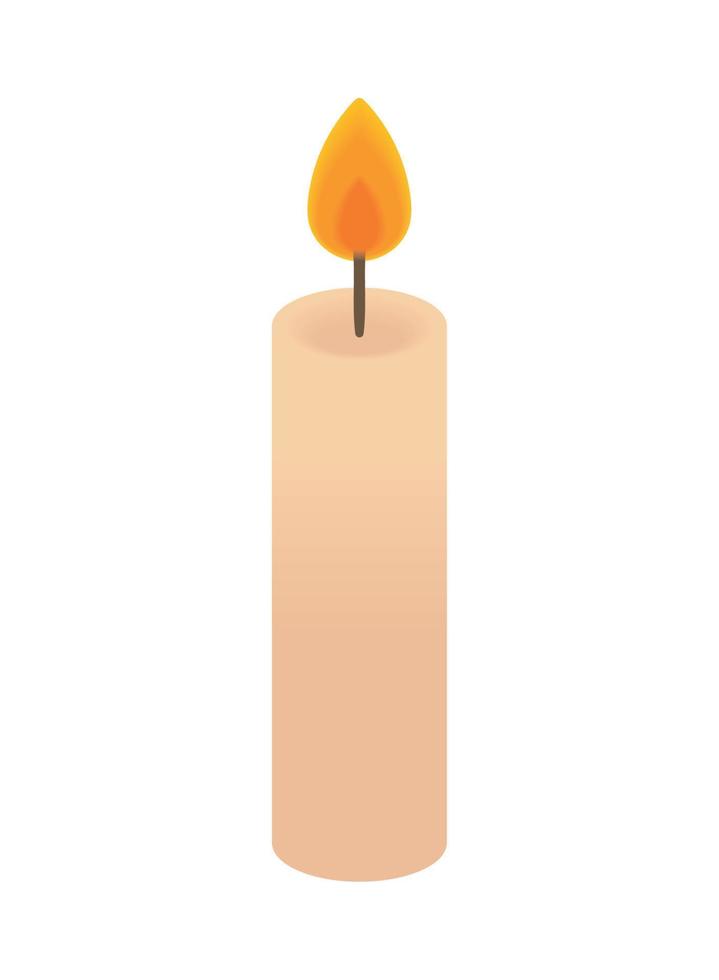 candle light icon vector