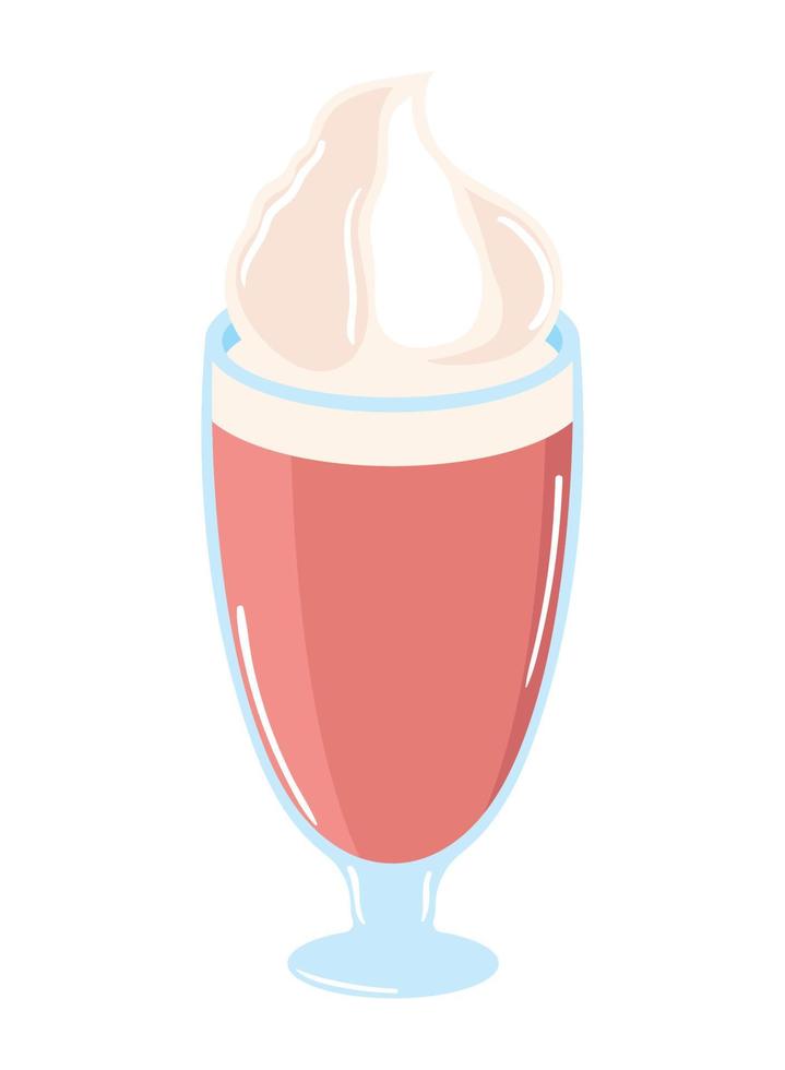 milkshake beverage icon vector