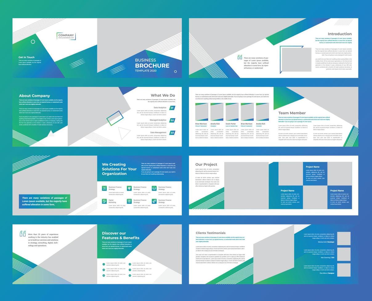 Creative Company Profile Brochure vector