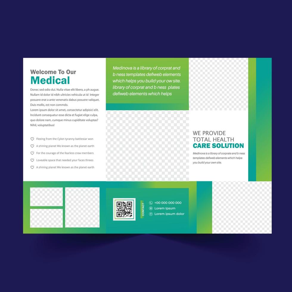 Trifold Brochure Template vector