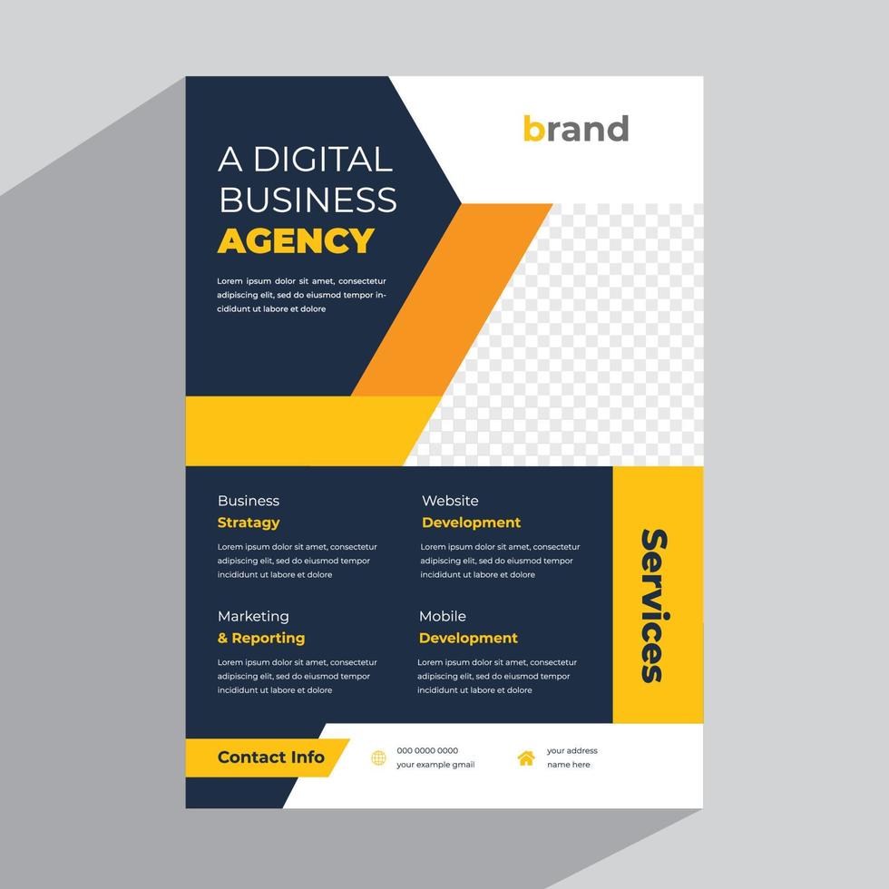 Corporate Flyer Template vector