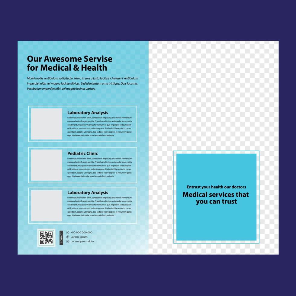 Bifold Brochure Template vector