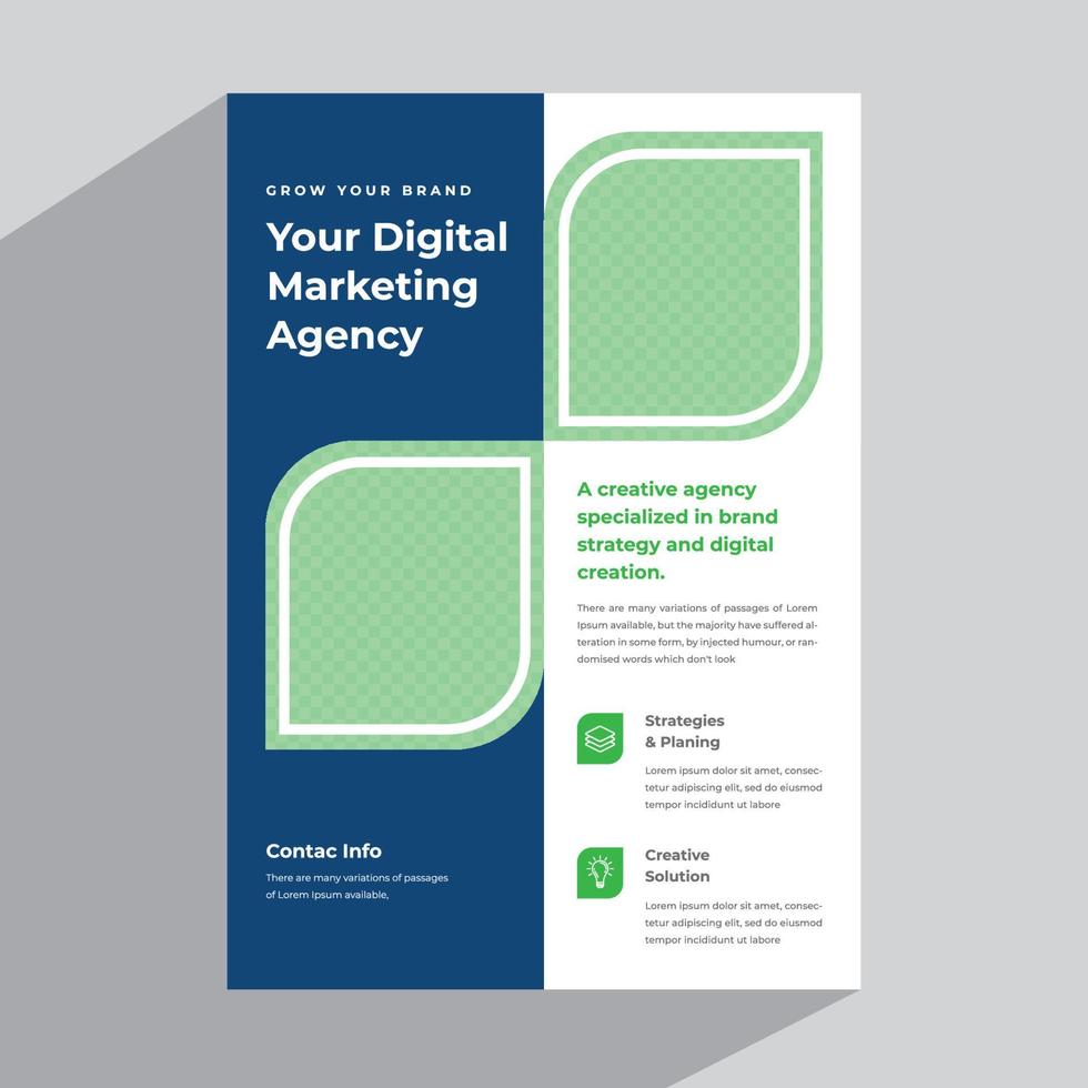 Corporate Flyer Template vector