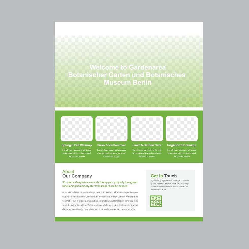 Corporate Flyer Template vector