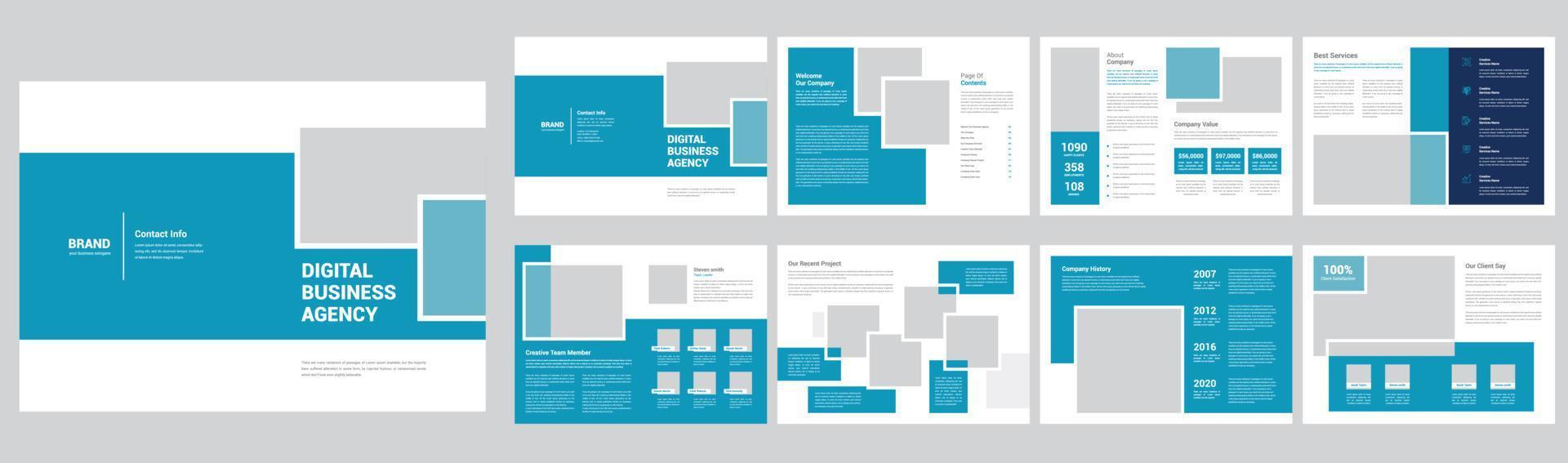 Creative Company Profile Brochure vector