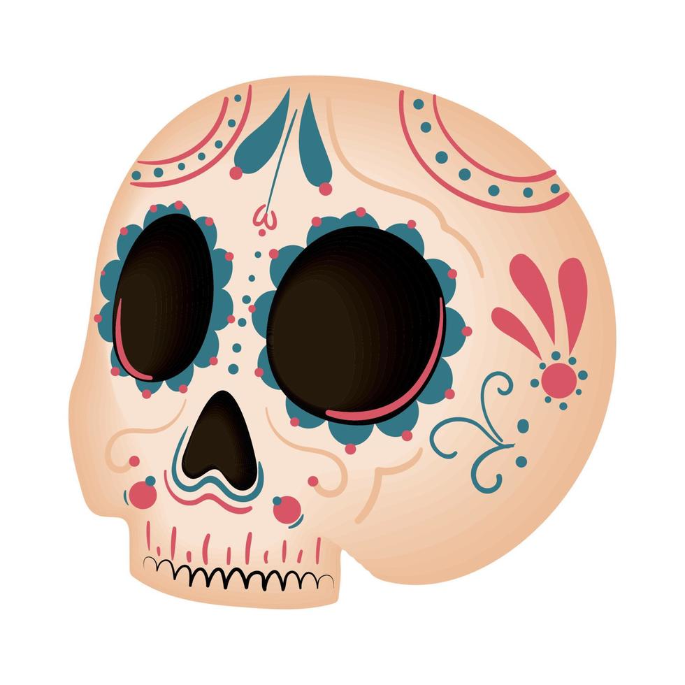 dia de muertos, catrina vector