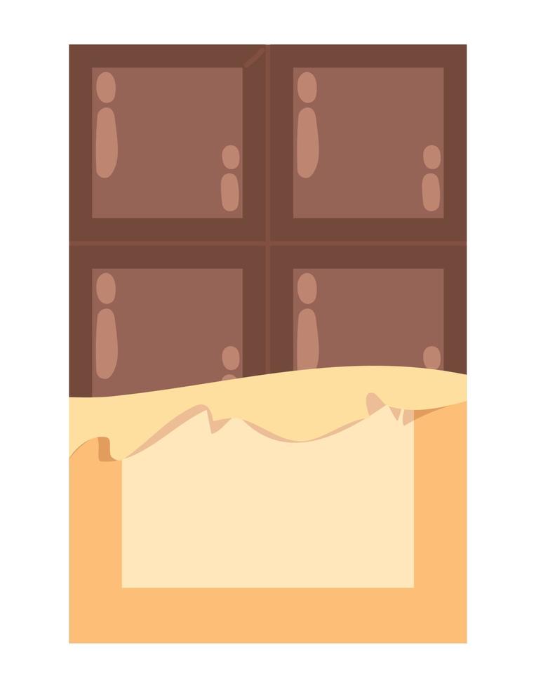 cocoa chocolate bar vector