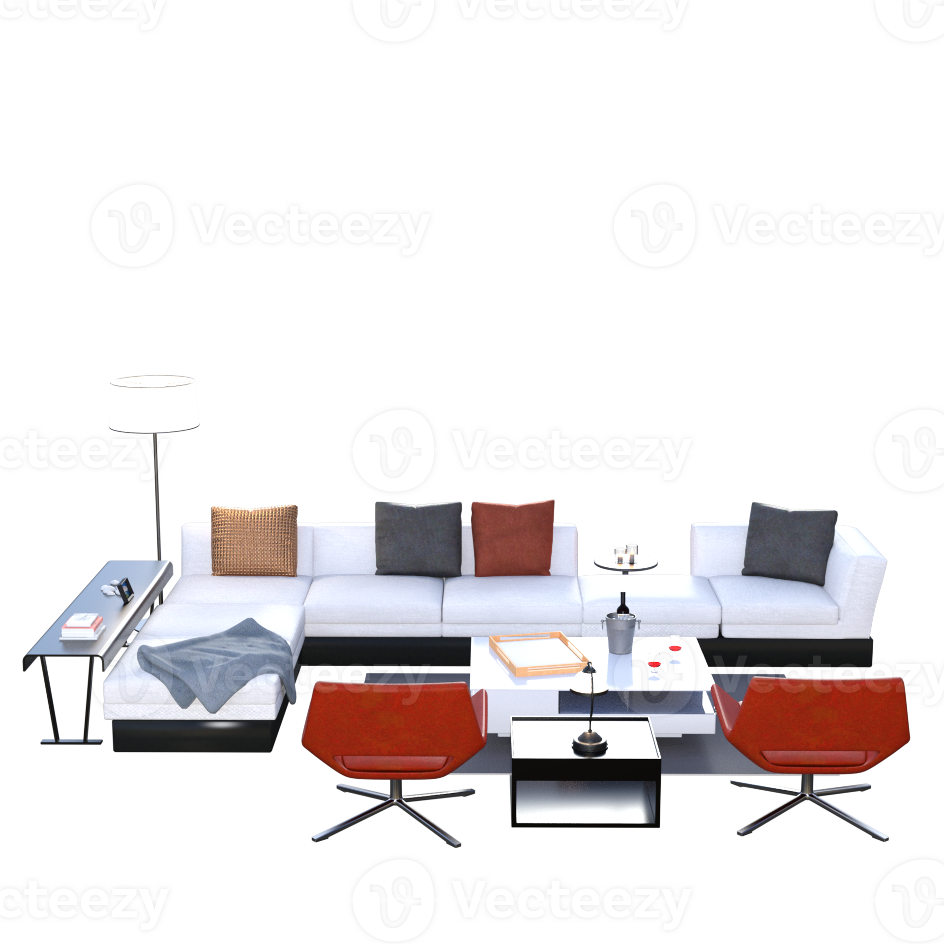 Home furniture asset 3d rendering 13796751 PNG