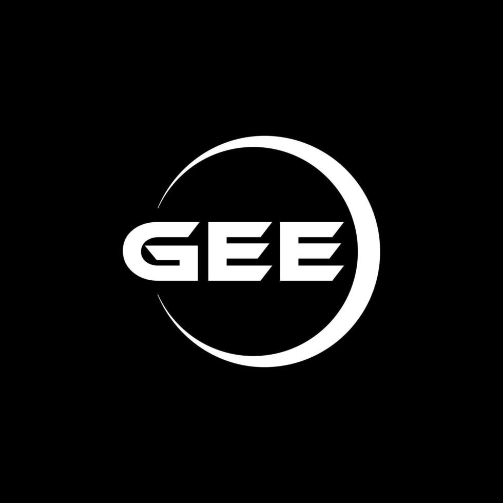 diseño del logotipo de la letra gee en la ilustración. logotipo vectorial, diseños de caligrafía para logotipo, afiche, invitación, etc. vector