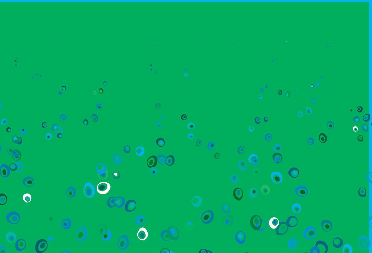 Light Blue, Green vector template with circles.